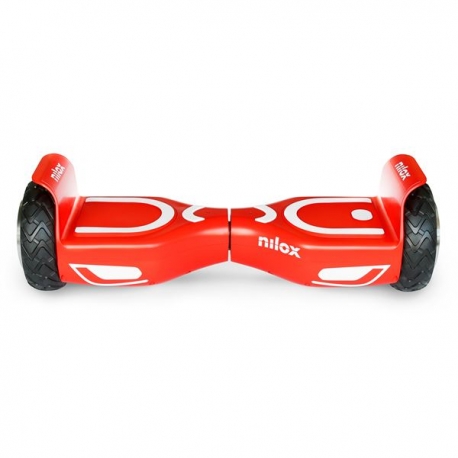 periscopio frio diseño Hoverboard Nilox Doc 2 Rueda 6.5'' Rojo / Blanco