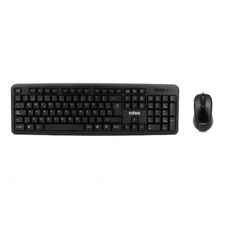 Kit Teclado + Raton Optico Nilox USB