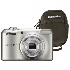 Nikon Coolpix A10 16.44MP + Estuche Plata Camara Fotos