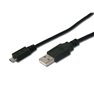 Cable USB A M - micro USB B M negro 1.50 m.