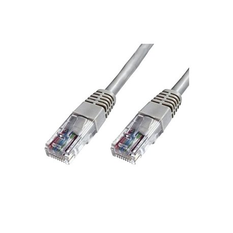 Cable UTP Phasak Cat. 6 24AWG gris 1m