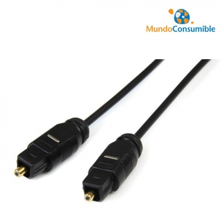 CABLE OPTICO DIGITAL.TOSLINK / TOSLINK 1m. - FIBRA