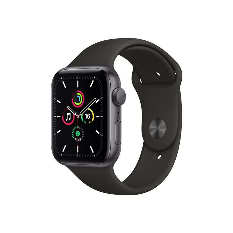 Apple Watch SE 44mm GPS 32GB Aluminio Espacial + Correa - Mundo Consumible  Tienda Informática Juguetería Artes Graficas