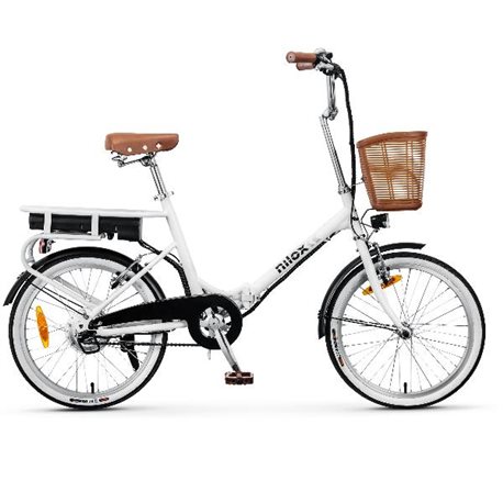 Nilox J1 E-Bike Bicicleta Electrica 25km/h 20'' Plegable 36V