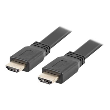 Cable HDMI Lanberg V2.0 4K Plano 1m Negro