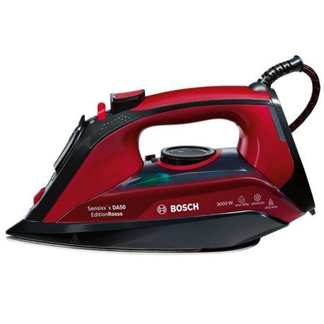 Bosch Plancha a Vapor 3000W 200g Ceramica Sensixx DA50 Edition Rosso