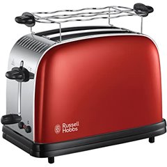 Russell Hobbs Colors Plus Tostadora 2 Espacios Acero Inox Rojo