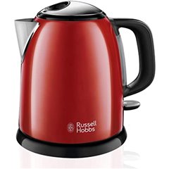 Russell Hobbs Colors Plus Hervidor Agua Electrico 2400W 1 Litro Acero Rojo