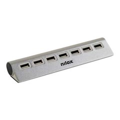 Hub USB 2.0 Aluminio 7 Puertos Nilox