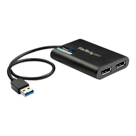 StarTech.com Adaptador Grafico Externo USB 3.0 - 2 x DisplayPort 4K