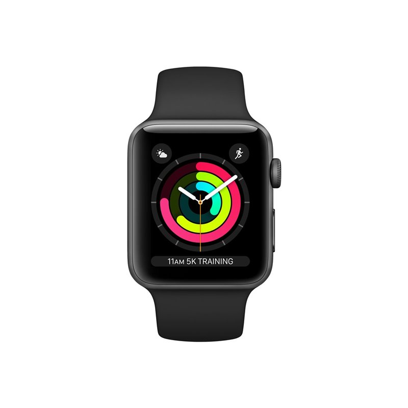 Apple Watch Serie 3 GPS 42mm 8GB Wifi BLuetooth Aluminio Gris Espacial  (Reacondicionado Nuevo) - Mundo Consumible Tienda Informática Juguetería  Artes Graficas