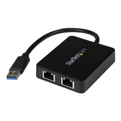 StarTech.com Adaotador Tarjeta Red NIC USB 3.0 - 2x Gigabit Ethernet