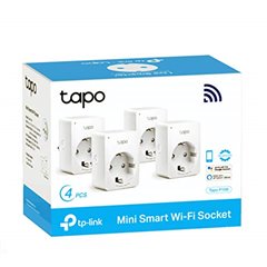 TP-Link Tapo P100 Pack 4 Wifi Enchufe Inteligente