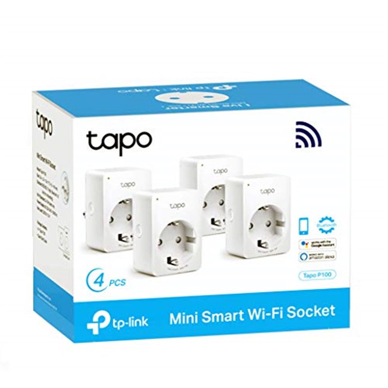 TP-Link Tapo P100 Pack 4 Wifi Enchufe Inteligente - Mundo Consumible Tienda  Informática Juguetería Artes Graficas