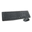 Logitech MK235 Teclado y Raton Inalambrico Negro