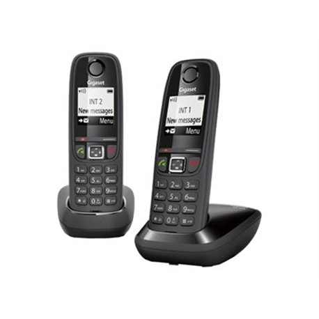 Gigaset AS405 Duo Telefono DECT Negro
