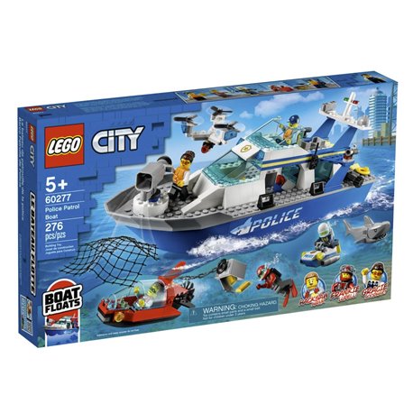 Lego City - Barco Patrulla de Policia - 60277