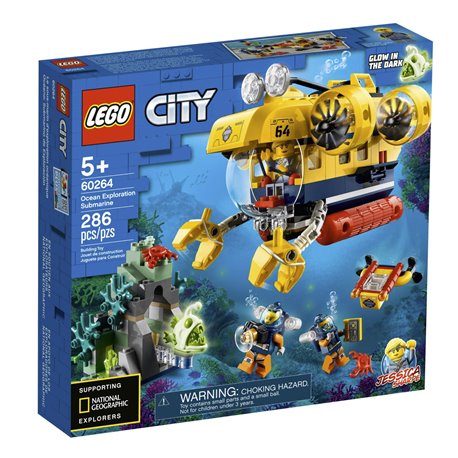 Lego City - Océano: Submarino de Exploración - 60264