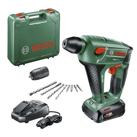 Bosch Uneo Maxx Taladro Percutor Atornillador Bateria 18V + Maletin