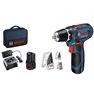 Bosch Professional GSR 12V-15 Atornillador + 2 Baterias + Accesorios