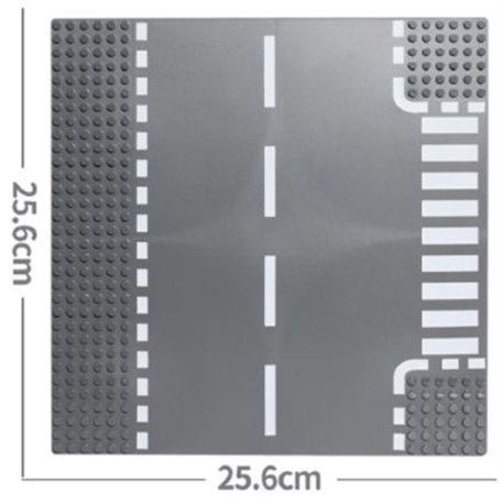 Carretera con Cruce para Lego City