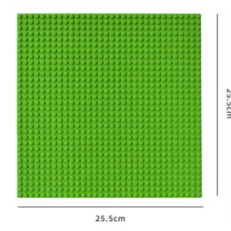 Base de Construccion Verde 32x32 Puntos para Lego