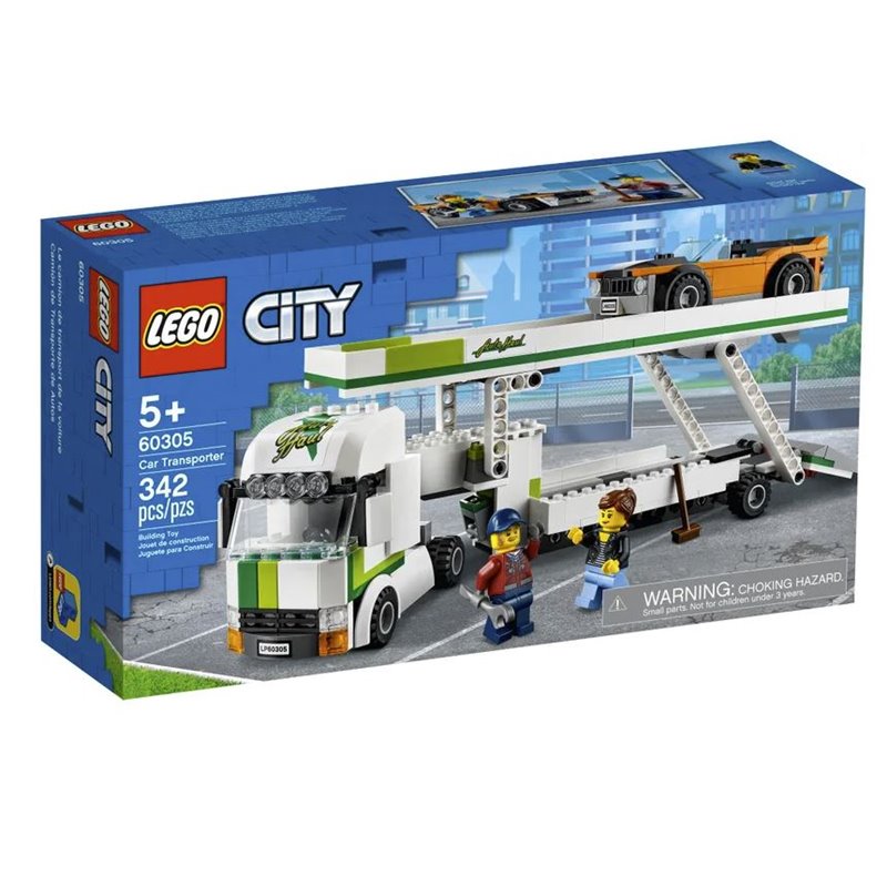 moral Serrado Filosófico Lego City - Camion de Transporte de Coches - 60305 - Mundo Consumible  Tienda Informática Juguetería Artes Graficas