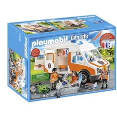 Playmobil City Life - Ambulancia con Luces - 70049