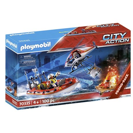 Playmobil City Action - Mision Rescate con Helicoptero - 70335 