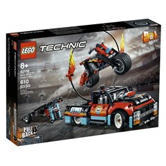 Lego Technic - Espectáculo Acrobático: Camión y Moto - 42106