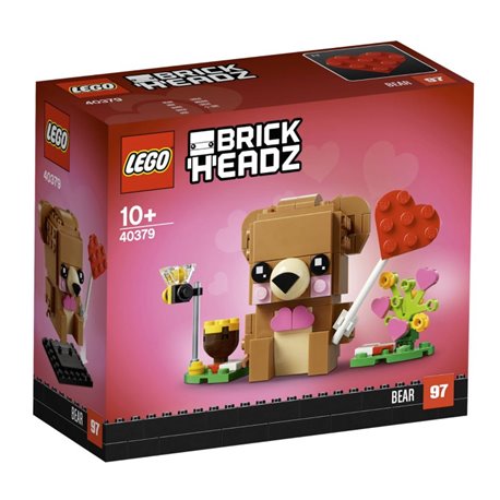 Lego Brick Head - Oso de San Valentín - 40379