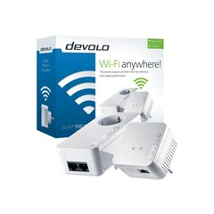 Devolo dLAN 550 Wifi Kit 2 PLC 500Mbps Wifi RJ45 Blanco (Outlet)