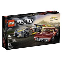 Lego Speed Champions - Deportivo Chevrolet Corvette C8.R y Chevrolet Corvette de 1968 - 76903