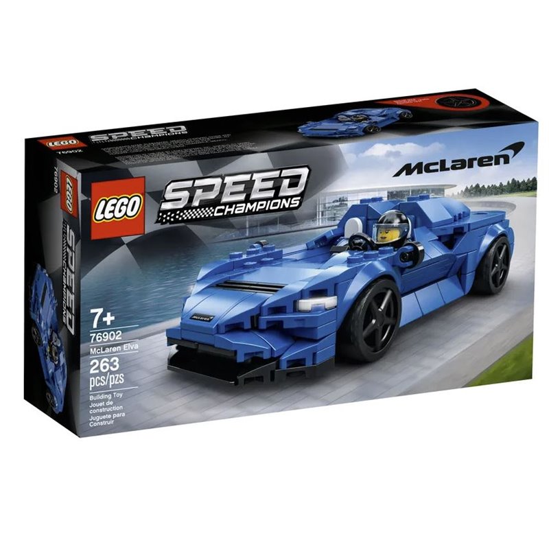 LEGO 76916 Speed Champions Porsche 963, Maqueta de Coche para Construir,  Deportivo para Niños & 76915