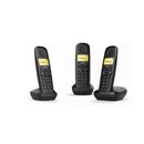 Gigaset A170 Trio Negro - Pack 3 Telefono Inalambrico (Outlet)