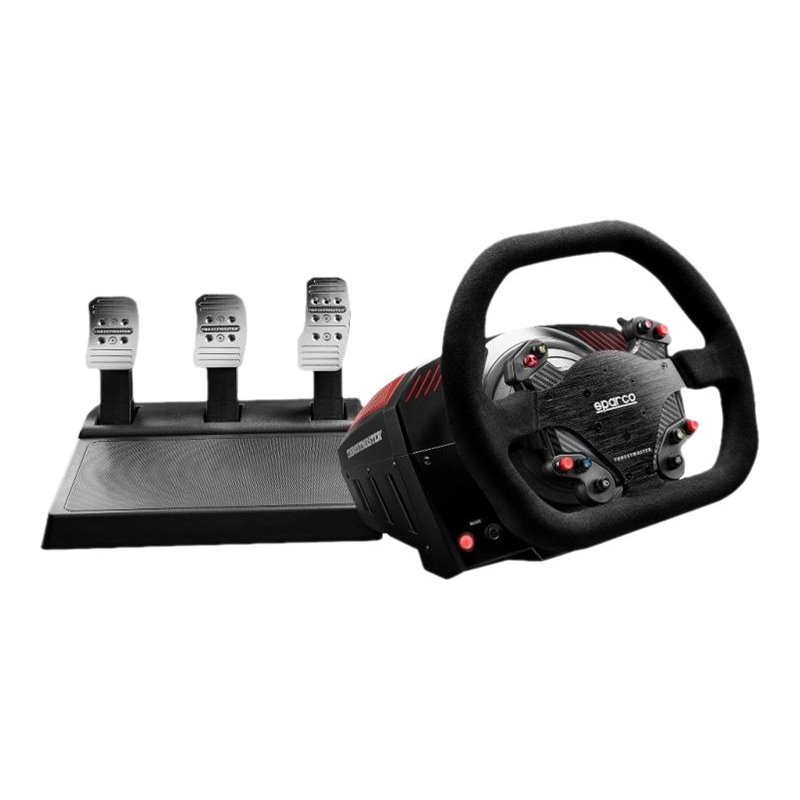 Thrustmaster T-GT II Volante de Carreras con Juego de 3 Pedales para PS5/PS4/PC