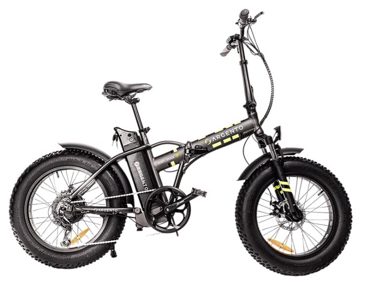 Bicileta Electrica Plegable Argento Mini Max Plus Silver 250W 20'' 7 Vel.  25Km/h 70Km - Mundo Consumible Tienda Informática Juguetería Artes Graficas