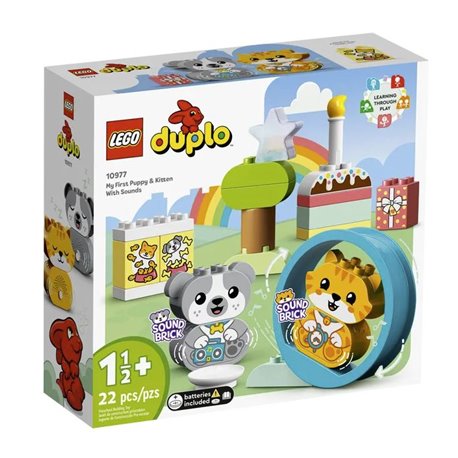 Lego Duplo - Mis Primeros Cachorrito y Gatito con Sonidos - 10977
