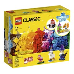 Lego Classic - Ladrillos Creativos Transparentes - 11013