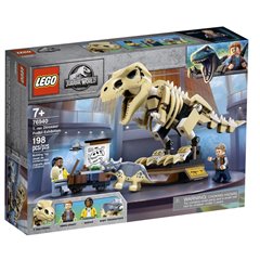Lego Jurassic - Exposición del Dinosaurio T. rex Fosilizado - 76940