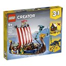 LEGO Creator 3in1 - Barco Vikingo y Serpiente Midgard - 31132