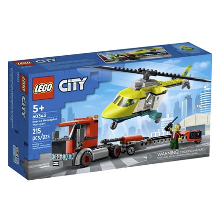 Lego City - Transporte de Helicoptero de Rescate - 60343