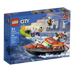 Lego City - Lancha de Rescate de Bomberos - 60373