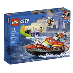 LEGO City - Lancha de Rescate de Bomberos - 60373