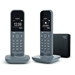 Telefono Inalambrico Siemens Gigaset AS405 DUO Manos Libres Black -  L36852-H2501-D201