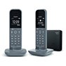 Gigaset CL390 Duo 2x Telefono Inalambrico DECT Gris + Base (Outlet)