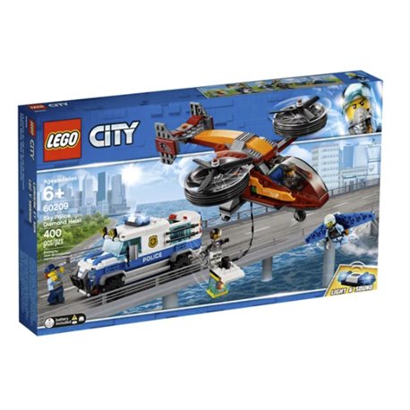 Lego City - Policía Aérea: Robo del Diamante - 60209 (Outlet)