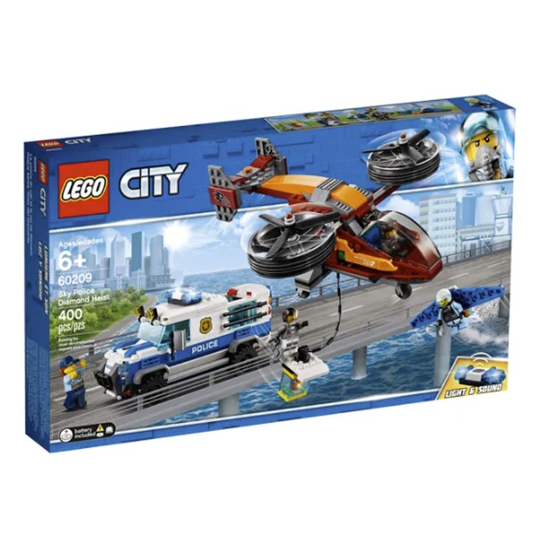 LEGO City Polic a A rea Robo del Diamante 60209 Outlet