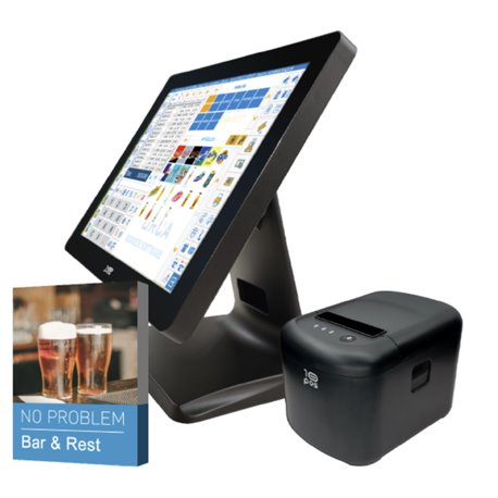 10POS Tpv+Impresora + Gestion Hosteleria No Problem FT-15NJ194128W1 + RP-8N