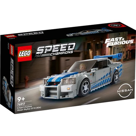 Lego Speed Champions - Nissan Skyline GT-R (R34) de 2 Fast 2 Furious - 76917